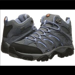 Merrell hiking boots.